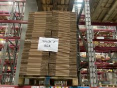 *NO RESERVE* Pallet Of Approximately 540 Plain Cardboard Boxes Measuring 457mm x 305mm x 254mm