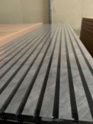 Concrete Slatwall Panels- Pack Of 4