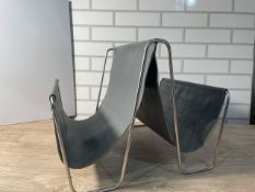 Leather Magazine Holder