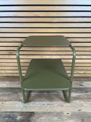 *NO RESERVE* Ferm Living 2 Tier Side Table Olive Green RRP £209