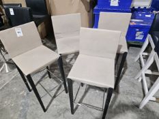 NO RESERVE Four Walter Knoll Andoo Barstools