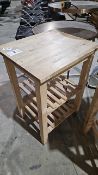 NO RESERVE Table With Two Shelves