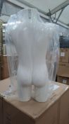NO RESERVE NEW Plastic Kids Torso Mannequins x3