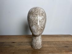 NO RESERVE Feather Effect Mannequin Head