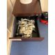 *NO RESERVE* Dark Wood Storage Drawers x4 - Image 3 of 4