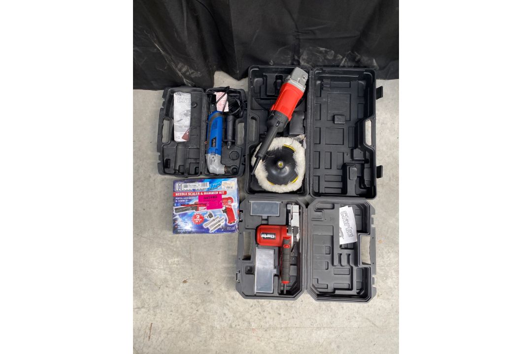 *NO RESERVE* Miscellaneous Clarke Tools Including Polisher, Multi Tool, Needle Scaler & Power File - Image 1 of 5