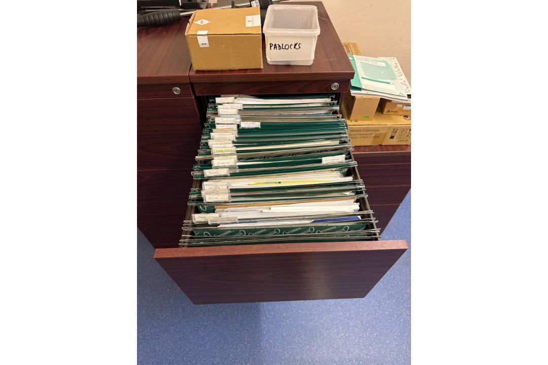 *NO RESERVE* Dark Wood Storage Drawers x4 - Image 4 of 4