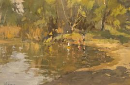 The boat pond
