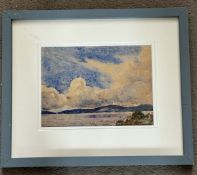 Shoreline Strachurr Scottish View, Watercolour By William Walls