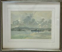 The Last Voyage Of The Sheffield, Watercolour By Frank Watson Wood