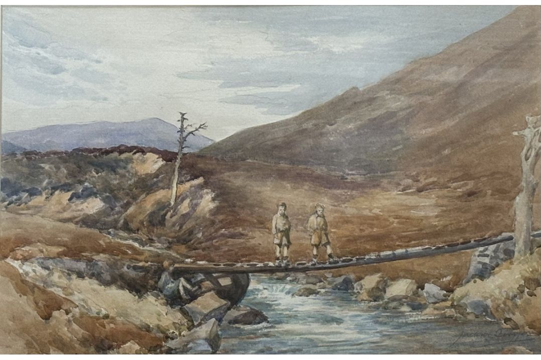 Crossing the stream - Image 2 of 3