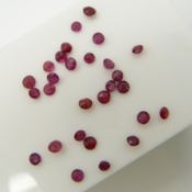 28 Natural Rubies, 1.71 Carats