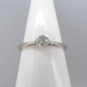 Classic Solitaire Diamond Ring 0.15ct