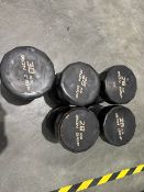 *NO RESERVE* 2 Pairs Of Iron Grip Dumbbells 26kg, 28kg Plus 1 x 30kg