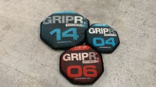 *NO RESERVE* Assortment Of 3 x GRIPR Escape Weighted Bags
