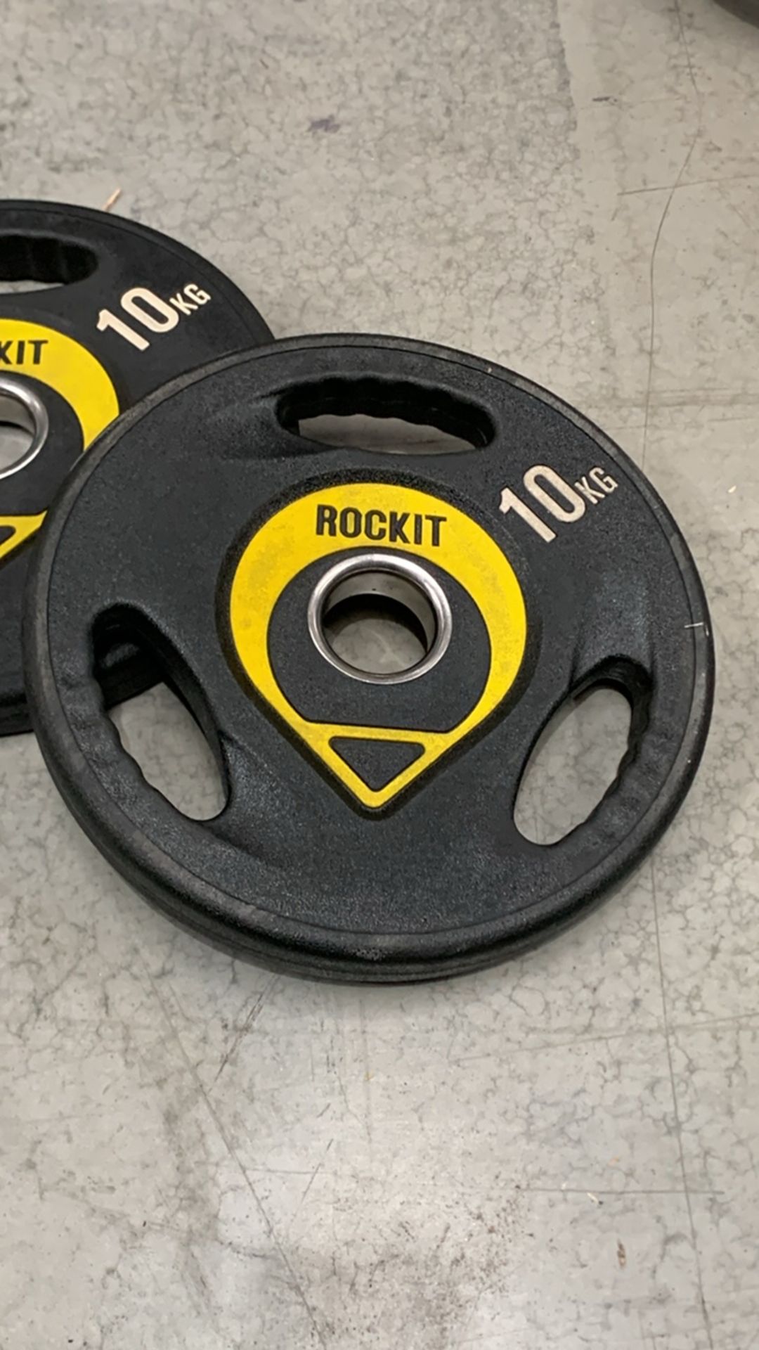 *NO RESERVE* Pair Of Rockit 10KG Plates - Image 2 of 2