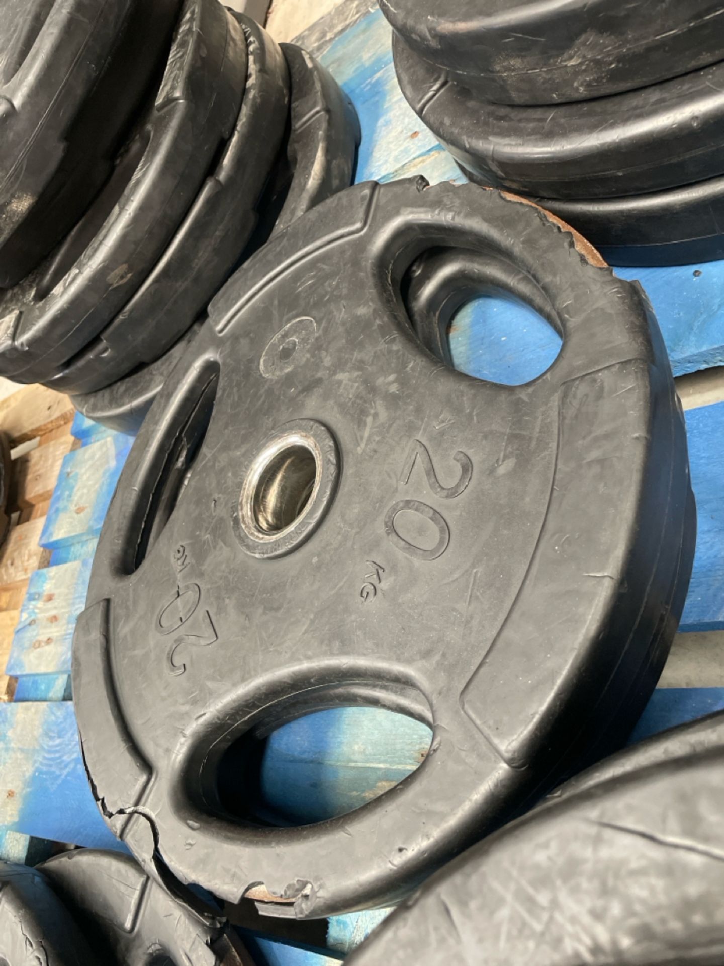 *NO RESERVE* Jordan Metal Weight Plates 20kg x2