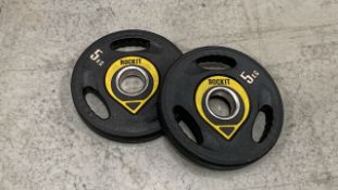 *NO RESERVE* Pair Of Rockit 5KG Plates