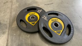 *NO RESERVE* Pair Of Rockit 25KG Plates