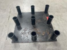 *NO RESERVE* 9 Slot Barbell Stand