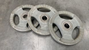 *NO RESERVE* 3 x Physical 15KG Plates