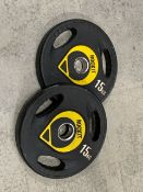 *NO RESERVE* Pair Of Rockit 15KG Plates