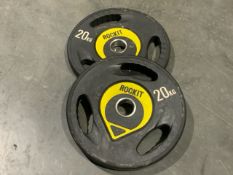 *NO RESERVE* Pair Of Rockit 20KG Plates