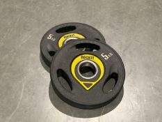 *NO RESERVE* Pair Of Rockit 5KG Plates