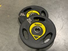 *NO RESERVE* Pair Of Rockit 20KG Plates