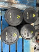 *NO RESERVE* TuffTech Dumbbells x4 - 2 x 35kg & 2 x 40kg