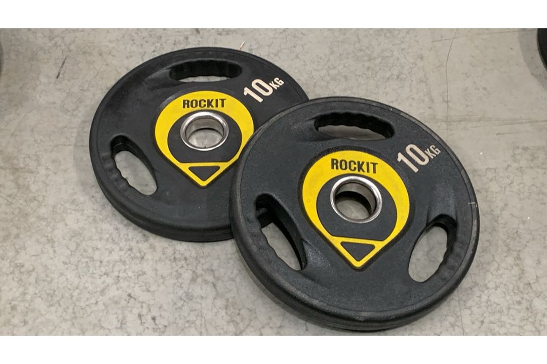 *NO RESERVE* Pair Of Rockit 10KG Plates - Image 1 of 2