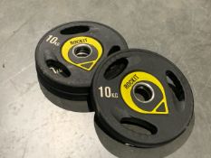 *NO RESERVE* Group Of 3 x Rockit 10KG Plates