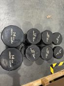 *NO RESERVE* 4 Pairs Of Iron Grip Dumbbells 8kg, 10kg, 12kg, 14kg