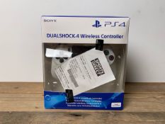 PS4 DualShock White Wireless Controller - Retail Return
