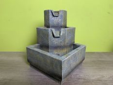 Studio Square 3 Teir Water Feature