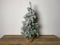 3FT Pre-Lit Snowy Tree