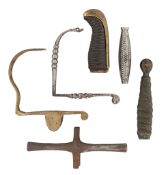 ELEMENTS OF SWORD HILTS, 18TH AND 19TH CENTURIES