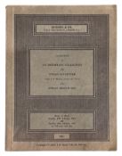 CATALOGUE OF AN IMPORTANT COLLECTION OF INDIAN SCULPTURE CHIEFLY IN BRONZE, STONE AND WOOD