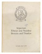 IMPORTANT TIBETAN AND NEPALESE BRONZES AND THANKAS