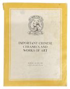 IMPORTANT CHINESE CERAMICS AND WORKS OF ART