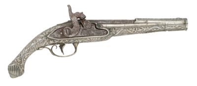 A 22 BORE BALKAN PERCUSSION KUBUR PISTOL, ALBANIA, SECOND QUARTER OF THE 19TH CENTURY
