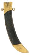 A SCABBARD FOR A DECORATED SHORTSWORD, MID-18TH CENTURY, PROBABLY GERMAN