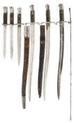 THREE 1856 PATTERN ENFIELD BAYONETS AND THREE FURTHER BAYONETS, 19TH AND 20TH CENTURIES