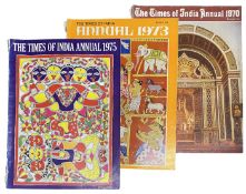 THREE ISSUES OF THE TIMES OF INDIA ANNUAL