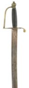 □ AN ENGLISH INFANTRY OFFICER'S SWORD, CIRCA 1790