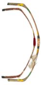 □ A CHINESE COMPOSITE BOW, QING DYNASTY, 19TH CENTURY; AND A CHINESE BOW BY YANG FUXI OF JU YUAN
