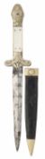 A SHEFFIELD DIRK FOR THE AMERICAN MARKET, J. LINGARD, PEACROFT, SHEFFIELD, CIRCA 1860