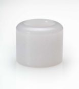 □ A CHINESE WHITE JADE ARCHERS RING, QING DYNASTY, 19TH CENTURY