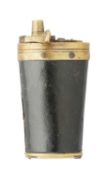 ‡ A THREE-WAY POWDER-FLASK FOR A POCKET PISTOL, CIRCA 1820