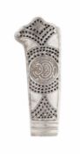 A FRENCH STEEL GRIP FROM A HUNTING SWORD, CIRCA 1770